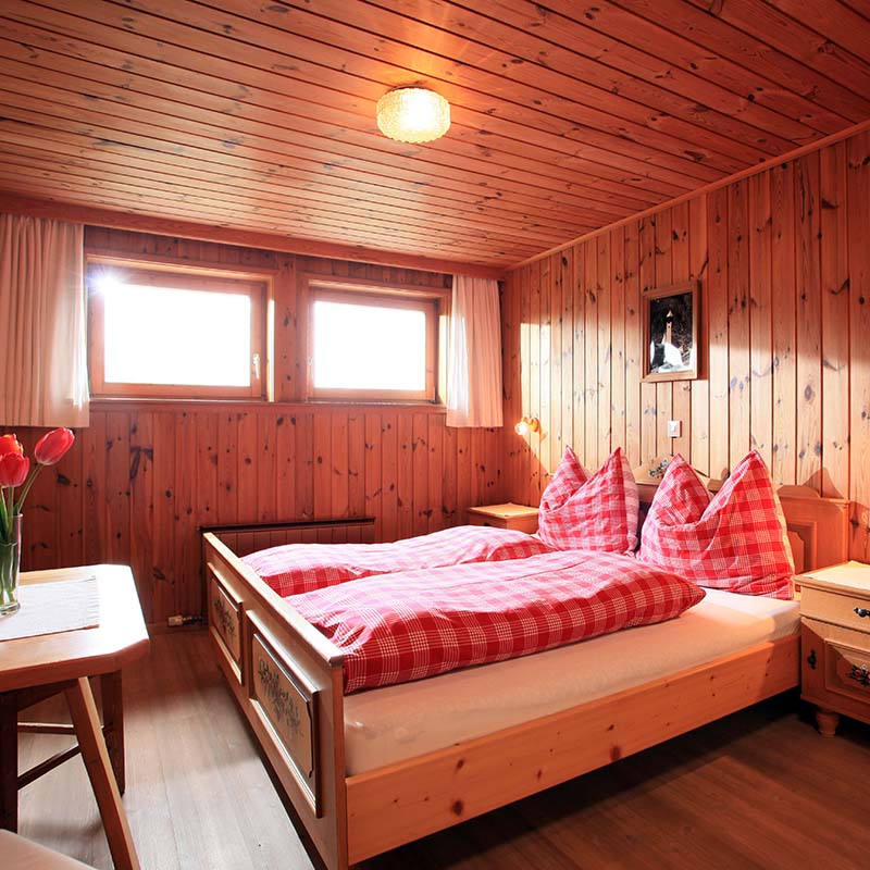 Ferienwohnung Dorfblick Bett